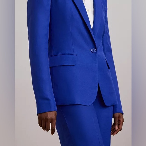 NWT LAUREN RALPHLAUREN Linen-Blend Twill Blazer - Picture 6 of 6